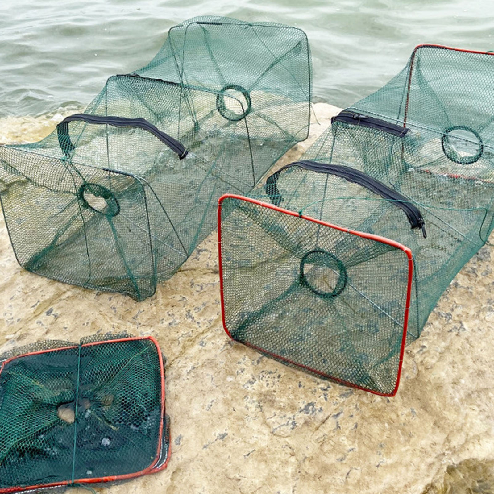 Aquarium Fish Trap - Armadilha de Pesca Dobrável, Gaiola de