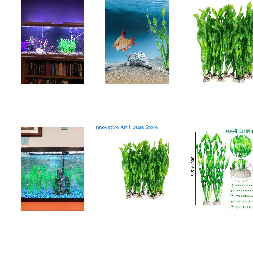 Aquarium Fish Hiding Spot - E1PC Plantas Aquáticas Folhas para Peixes