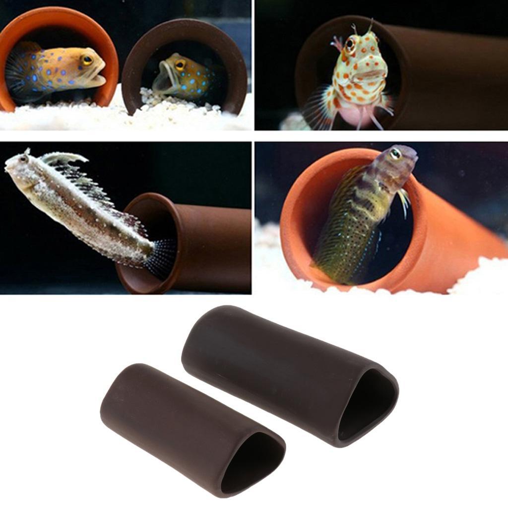 Aquarium Fish Hiding Spot - Caverna de Reprodução em Cerâmica para
