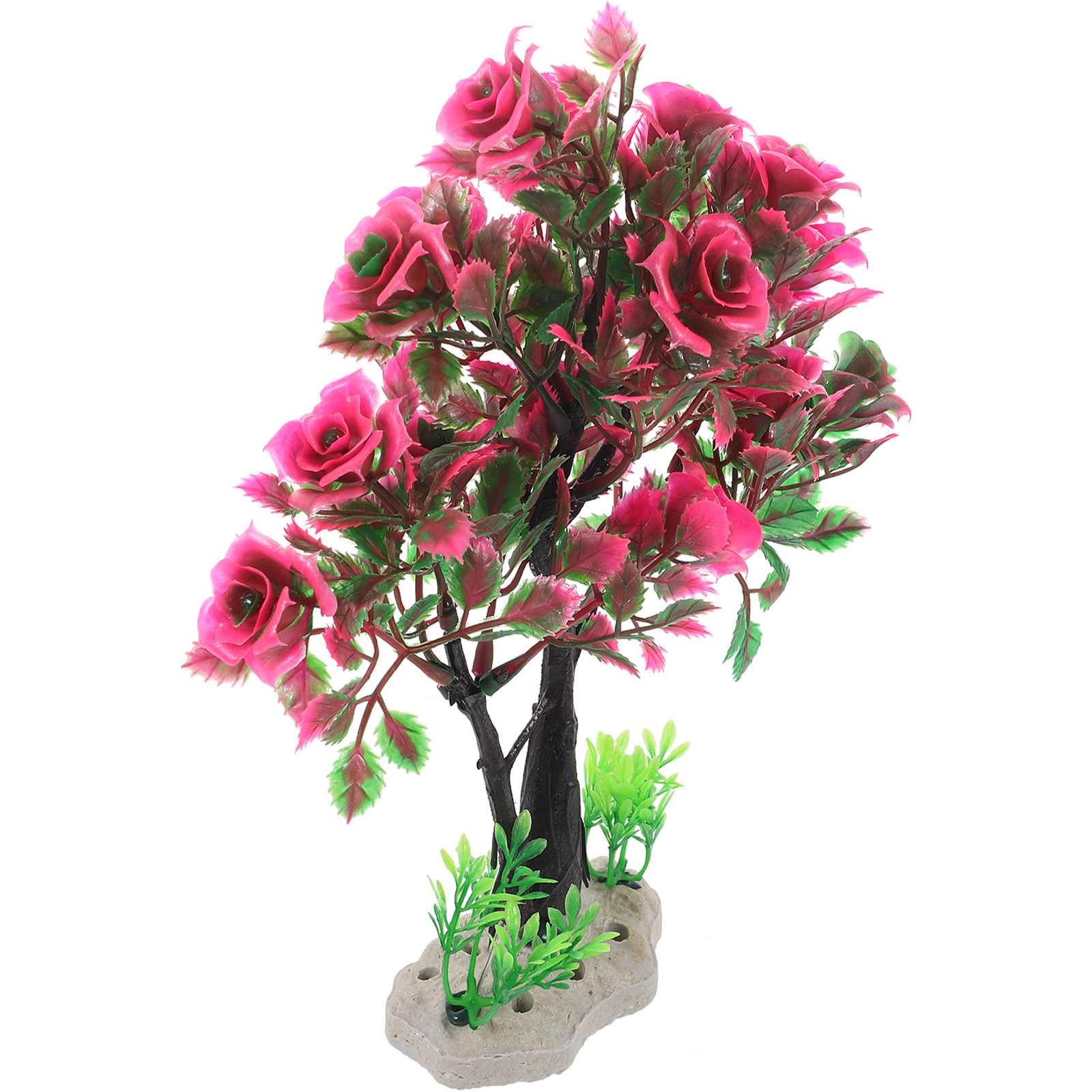 Aquarium Fish Hiding Spot - Árvore artificial realista para decoração de