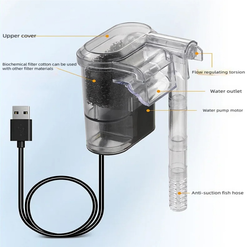 Mini Filtro USB Suspenso para  - Aquarium Xxl avaliação e preço