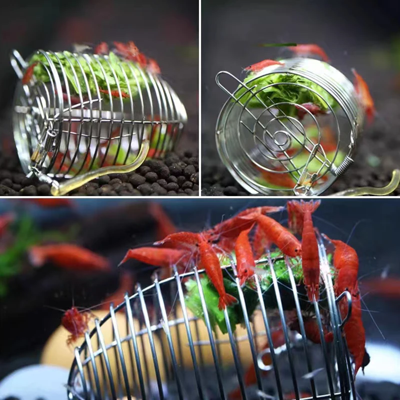 Aço inoxidável aquário pequeno - Aquarium Fish Trap avaliação e preço