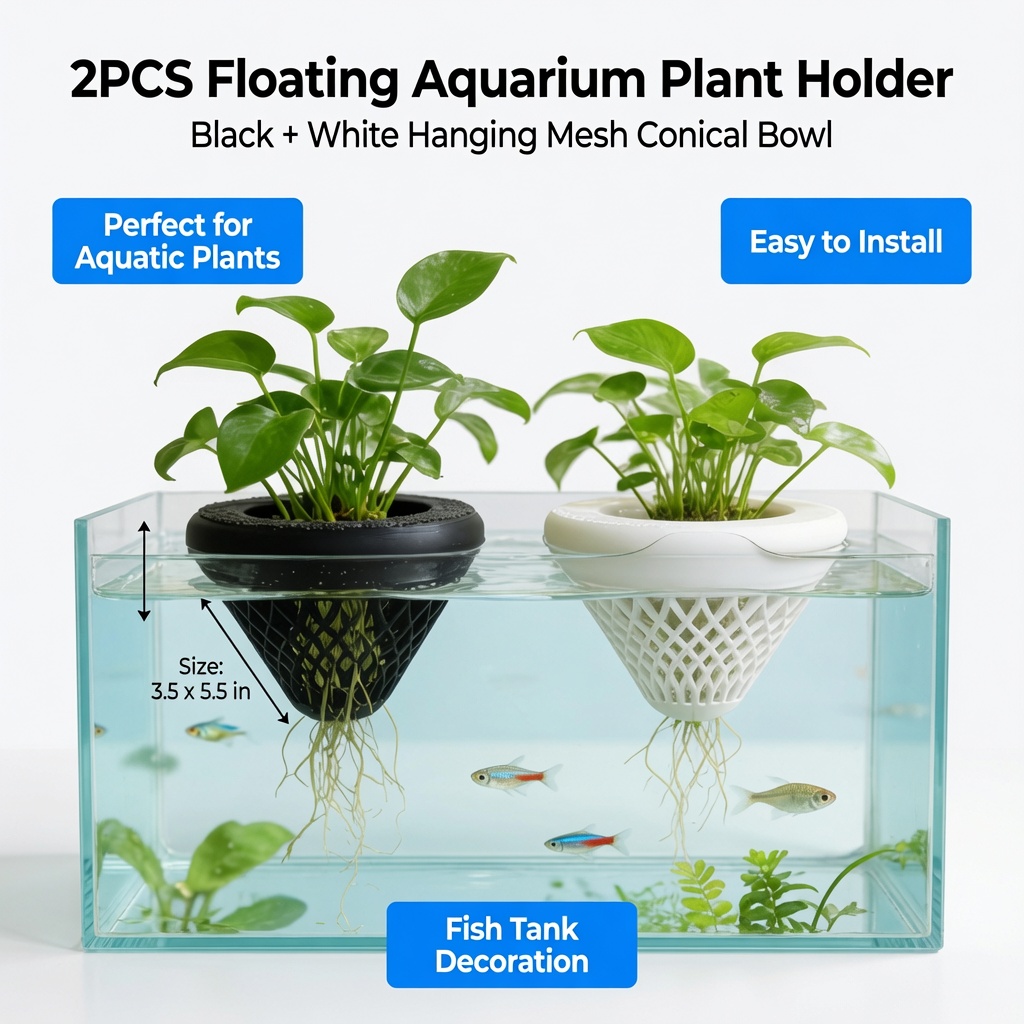 Suporte Flutuante para Plantas - Aquarium Fish Cichlid avaliação e preço