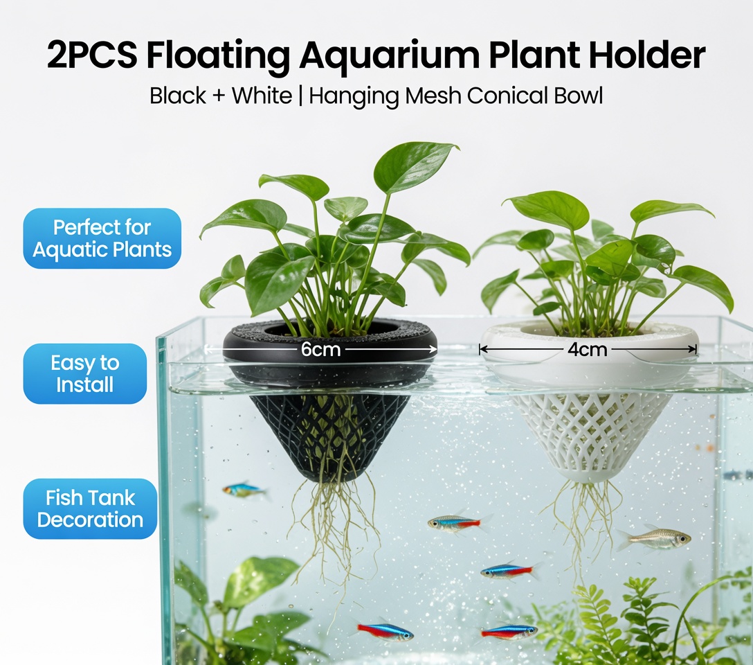Suporte Flutuante para Plantas - Aquarium Fish Cichlid avaliação e preço