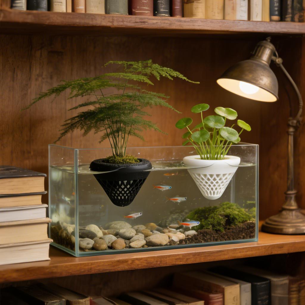 Suporte Flutuante para Plantas - Aquarium Fish Cichlid avaliação e preço