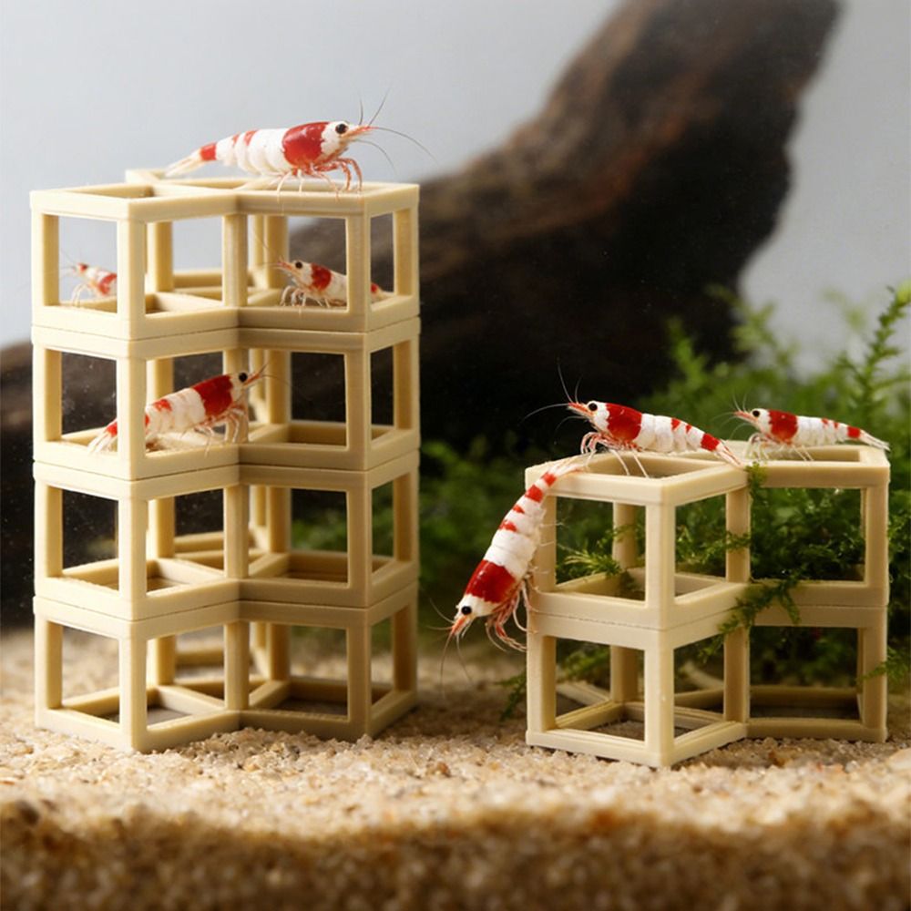 Abrigo Geométrico 3D Impresso  - Aquarium Fish Hiding Spot avaliação e preço