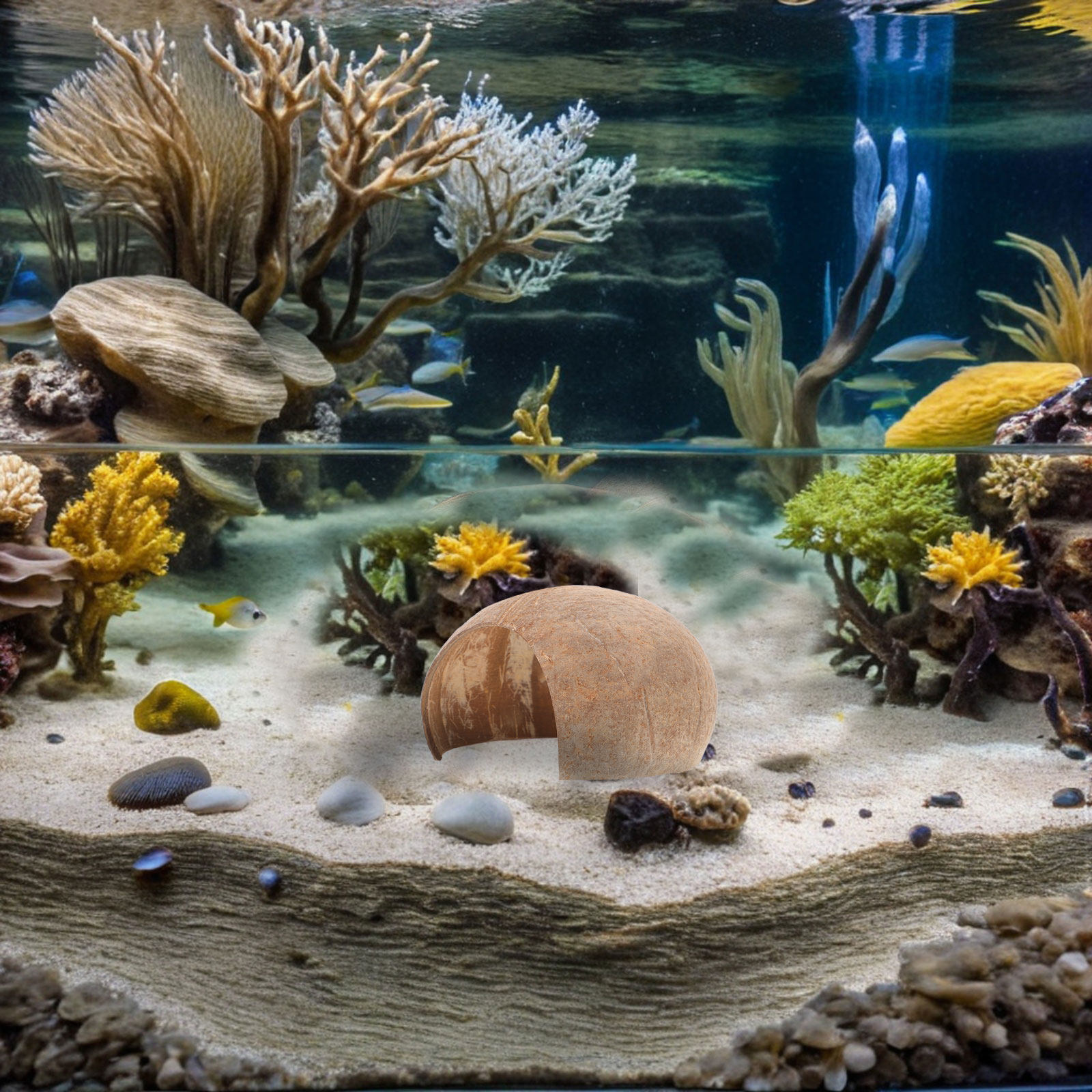2 Peças Esconderijo para Peixe - Aquarium Fish Hiding Spot avaliação e preço