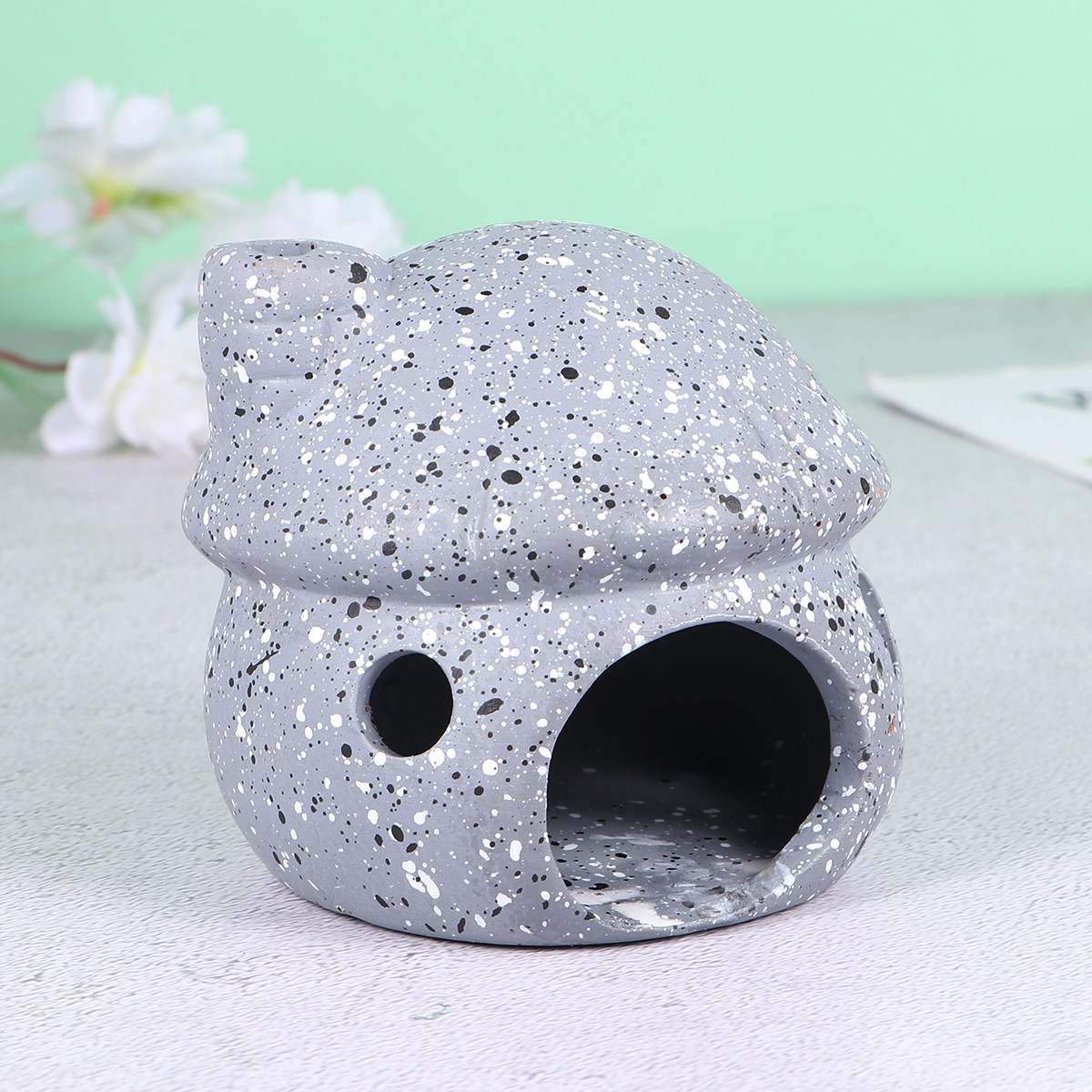 1 Peça de Ornamento de Cerâmic - Aquarium Fish Hiding Spot avaliação e preço