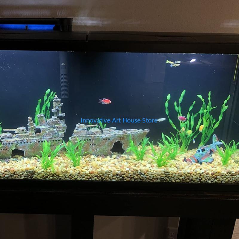E1PC Plantas Aquáticas Folhas  - Aquarium Fish Hiding Spot avaliação e preço