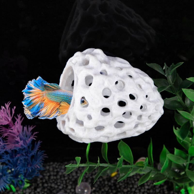 Decoração de aquário irregular - Aquarium Fish Hiding Spot avaliação e preço