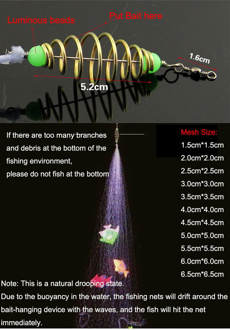 Rede de isca de peixe dobrável - Aquarium Fish Trap avaliação e preço