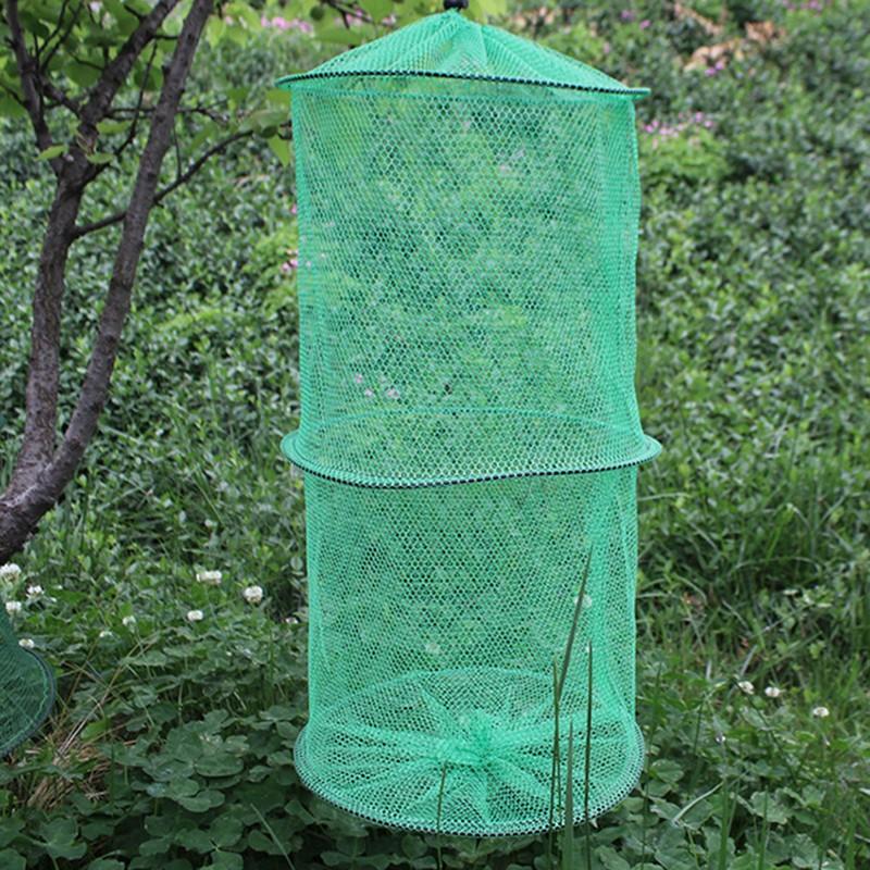 Dobrável redondo malha de náil - Aquarium Fish Trap avaliação e preço