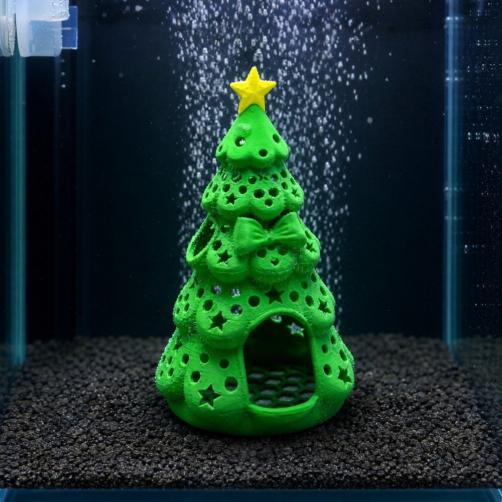 Abrigo Caverna 3D Impresso par - Aquarium Fish Hiding Spot avaliação e preço